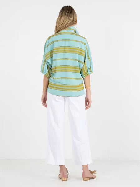 Emily McCarthy Bonny Top in Fringe Stripe