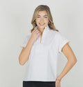 Emily McCarthy Riviera Top in White