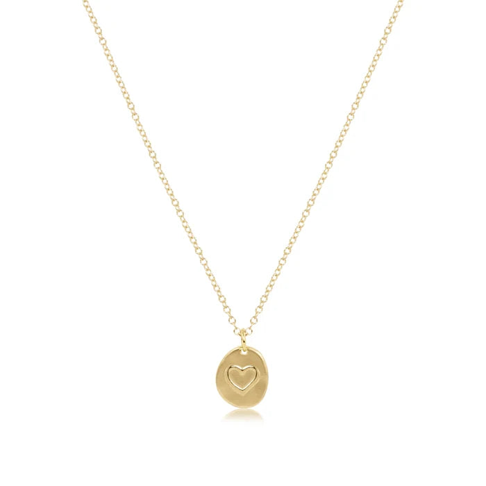 enewton 16" Necklace Gold - Inspire Love Small Gold Charm