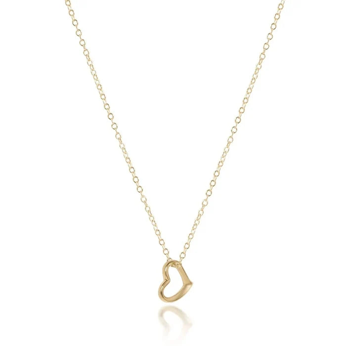 enewton 16" necklace gold - Love Small Gold Charm
