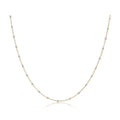 enewton 17" choker simplicity chain gold - 2mm pearl