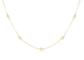 enewton 17"choker simplicity chain gold - classic 6mm gold