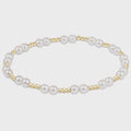 enewton 7.25" Extends together pearl 4mm bracelet