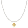Enewton Choker Classic Pearl 3mm Bead - Inspire Small Gold Charm