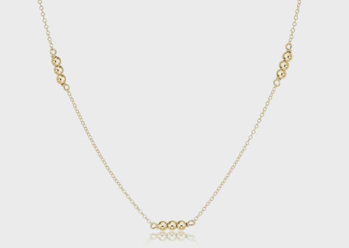 Enewton choker joy simplicity chain gold - gold 3mm