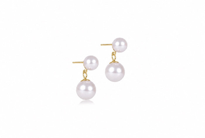 Enewton Classic Pearl 8mm Ball Drop Stud - Pearl