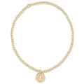 Enewton egirl classic gold 2mm bead bracelet - blessed small gold disc