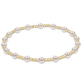 Enewton Egirl Classic Sincerity Pattern 4mm Bead Bracelet- Pearl