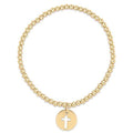 Enewton Extends- Classic Gold 3mm bead bracelet - Blessed Gold Disc