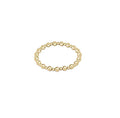 Enewton Extends- Grateful Pattern 6mm Bead Bracelet - Gold