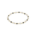 Enewton Extends Pearl Sincerity Pattern 4mm Bead Bracelet - Faceted Onyx