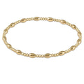 Enewton harmony sincerity pattern 2mm bead bracelet - gold