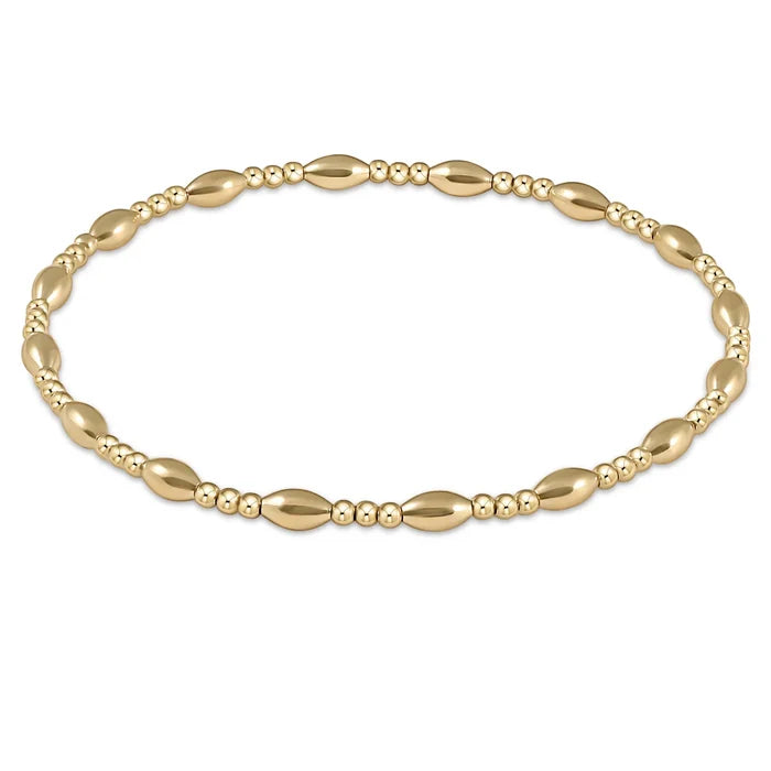 Enewton harmony sincerity pattern 2mm bead bracelet - gold