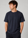Clean Cut Copenhagen ENZO 'GRANDAD' T-SHIRT T-shirts S/S Mørk Navy