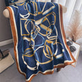 Equestrian Navy Midnight Stirrup Scarf
