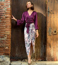Esmeralda Midi Skirt (Pink/Green)