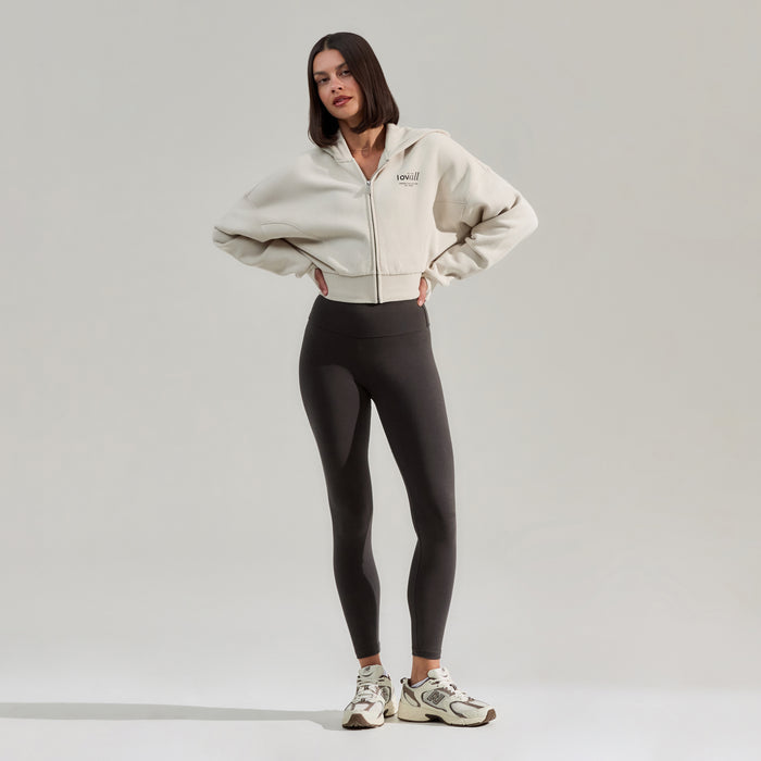 Everyday High Waisted Leggings - Black Coffee
