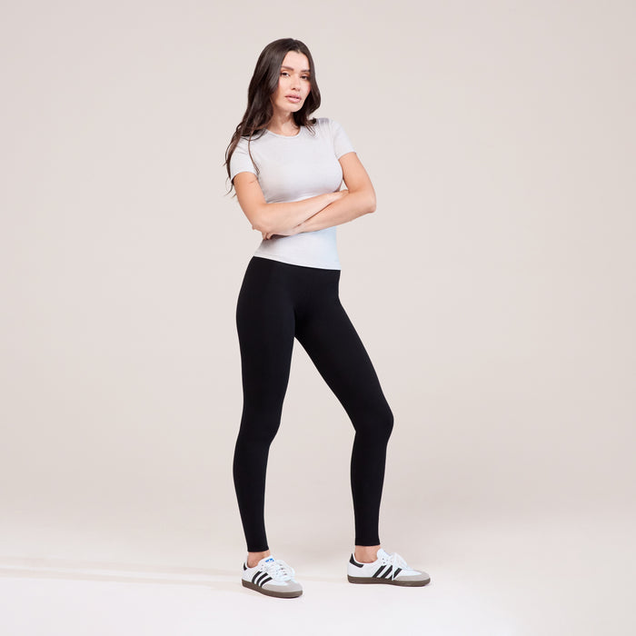 Everyday High Waisted Leggings - Black