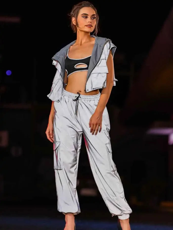 Fall Reflective Fashion Casual Set