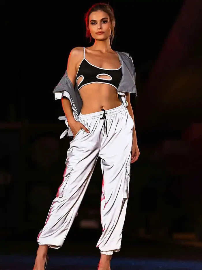 Fall Reflective Fashion Casual Set