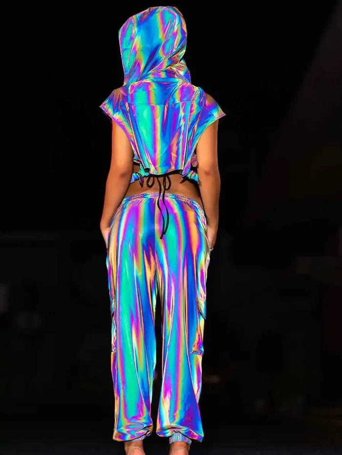Fall Reflective Fashion Casual Set
