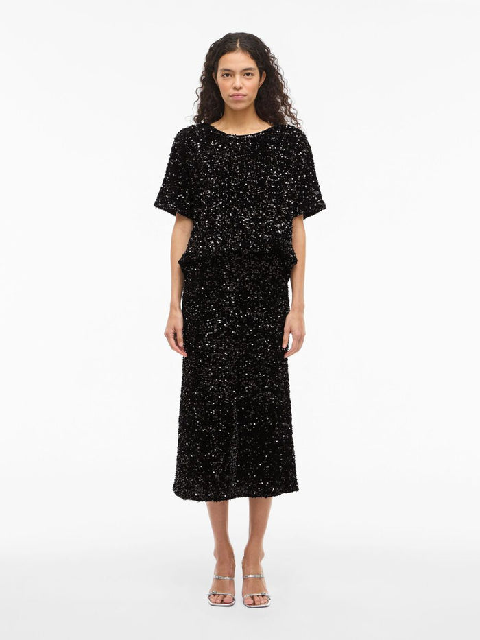 Fay Sequin Top (Black Beauty)