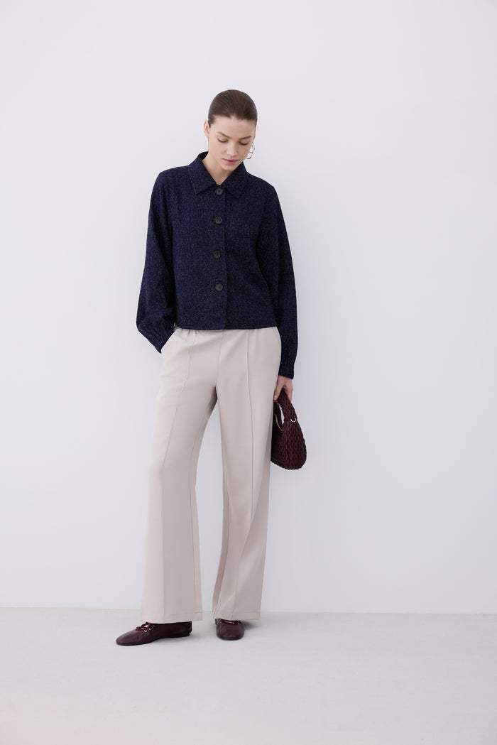 Fia Wide Leg Pants (Feather Grey)