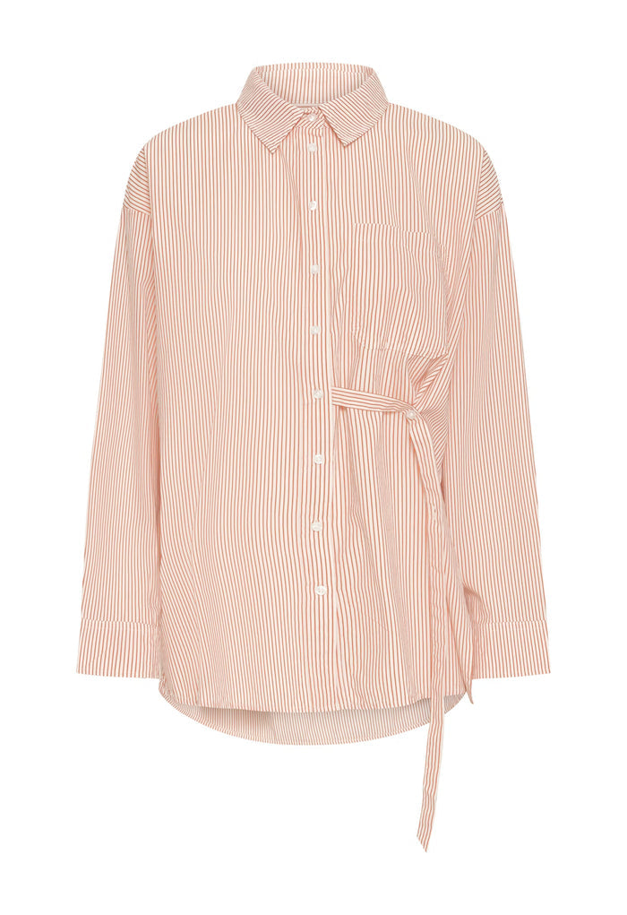 Fiona Shirt (Burnt Ochre Stripe)