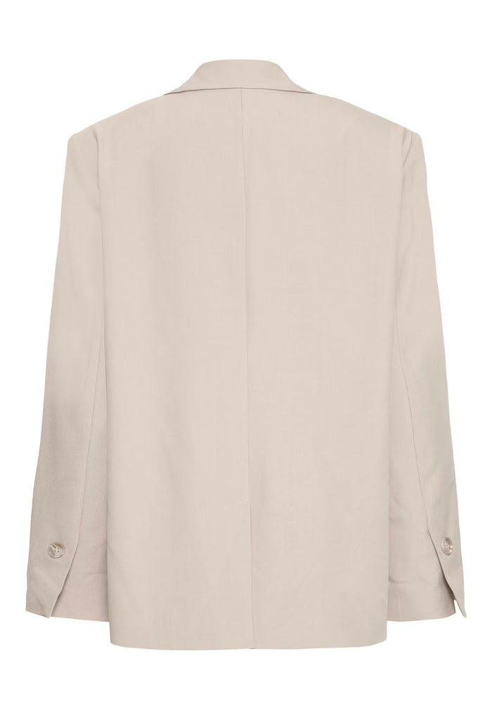 Fionnula Oversized Blazer (Dove Melange)
