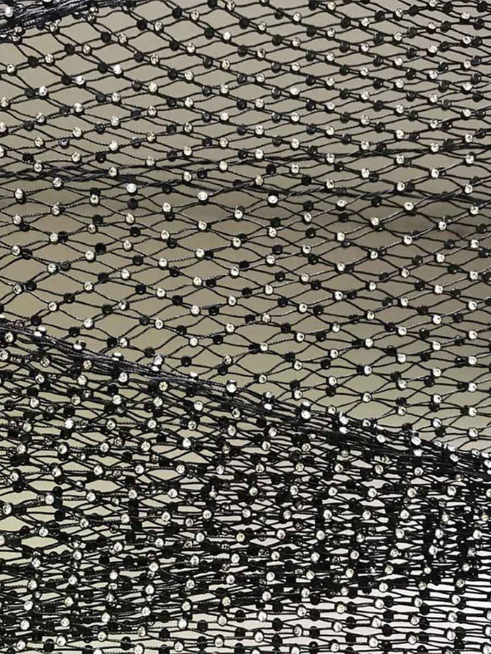 Fishnet Hollow Pantsâ€?Sheer Rhinestone Pants
