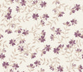 Fleur De Vigne Beige Purple - Family Fabrics B.V.