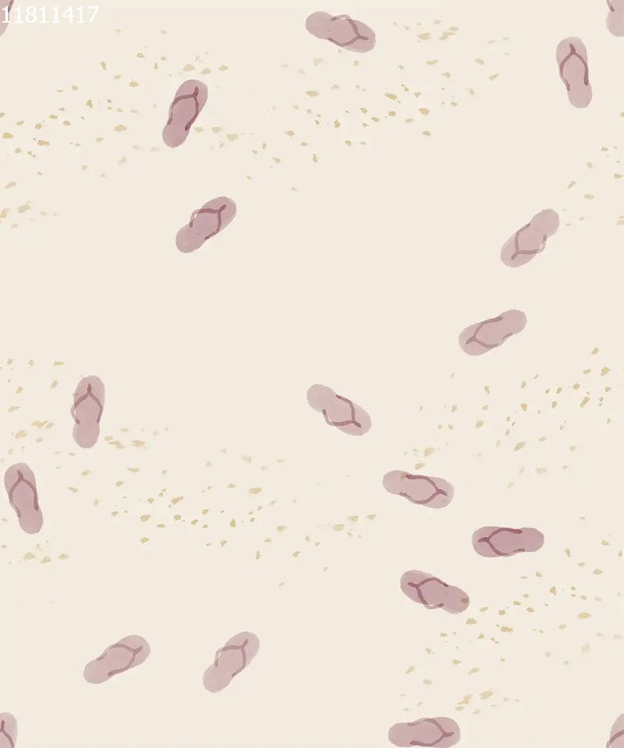 Flip Flops Purple Beige - Family Fabrics B.V.