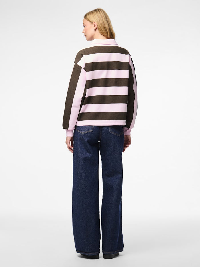 Flora Polo Sweatshirt (Delicioso/Pink Tulle)