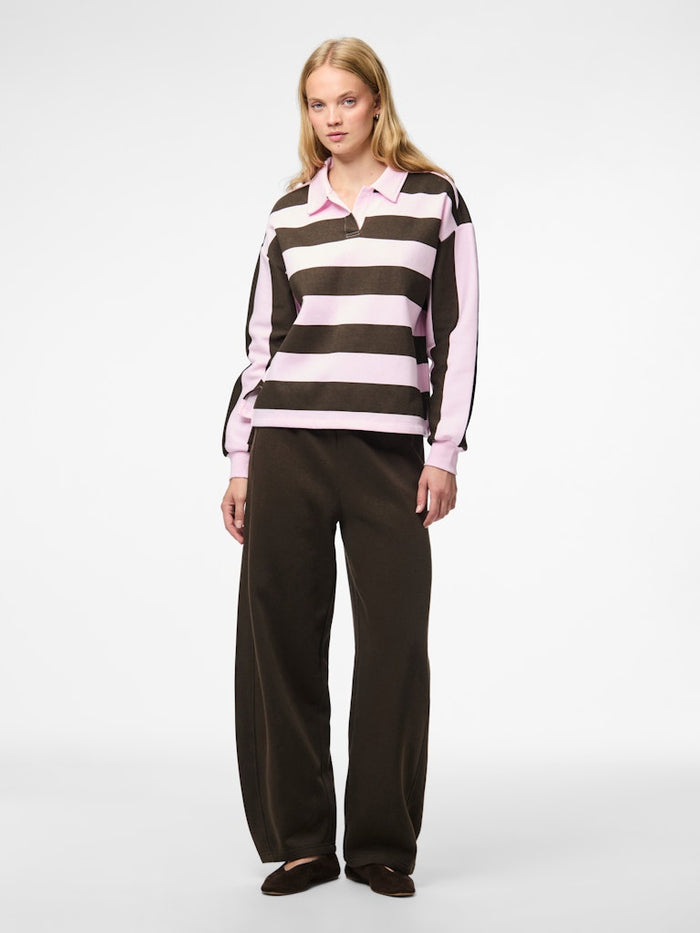 Flora Polo Sweatshirt (Delicioso/Pink Tulle)