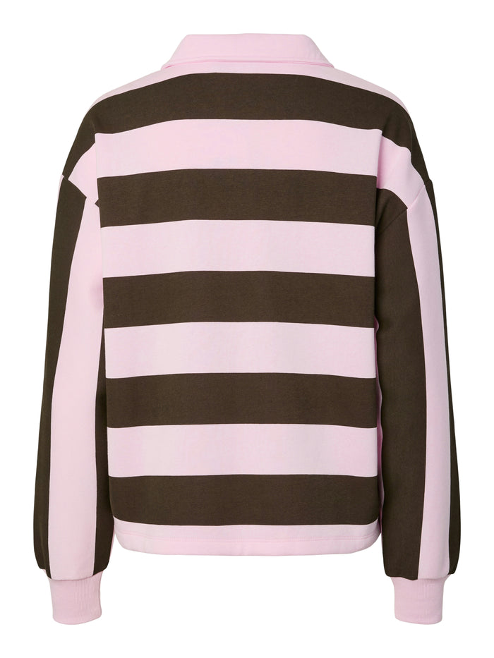 Flora Polo Sweatshirt (Delicioso/Pink Tulle)