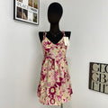 Floral Print Elasticated Slip Dress