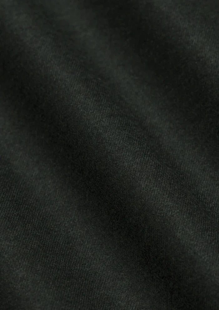 Forest Green Flannel Vest - SARTORO