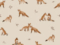 fox grey leaves - Family Fabrics B.V.
