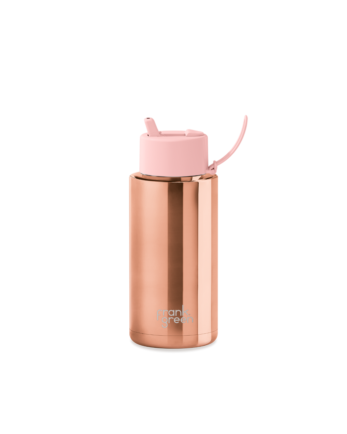 Frank Green Resuable Ceramic Bottle 1L (Rose Gold)