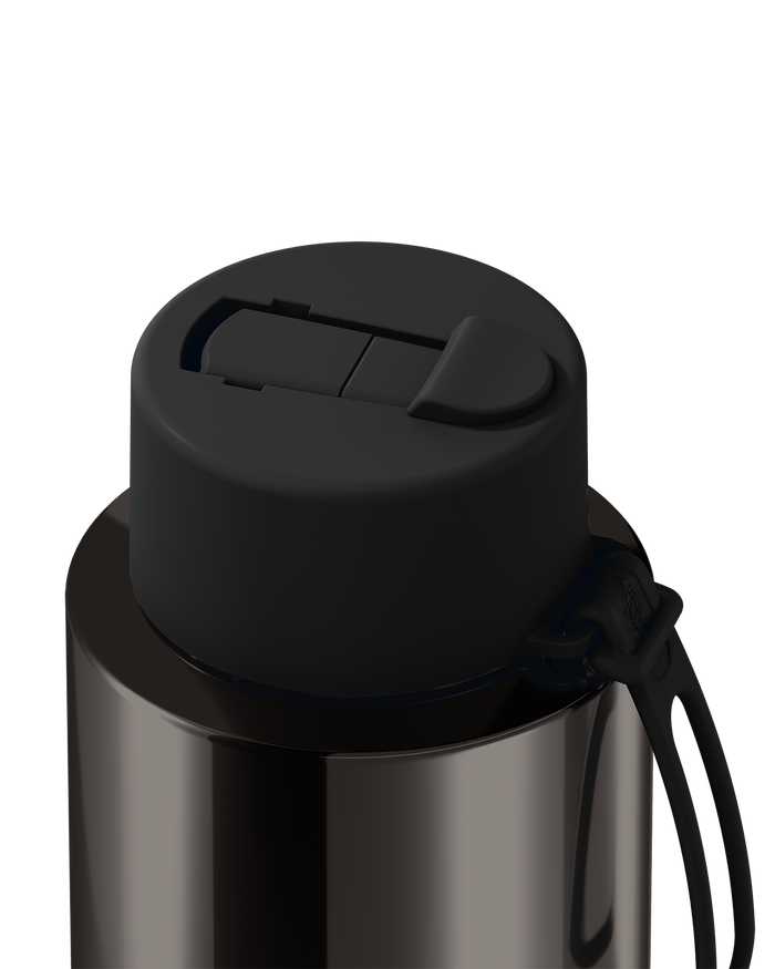 Frank Green Reusable Ceramic Bottle Chrome 1L (Shadow)
