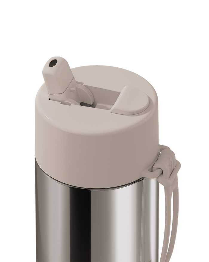 Frank Green Reusable Ceramic Bottle Chrome 595ml (Moon Dust)
