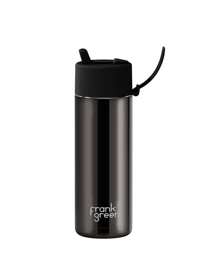 Frank Green Reusable Ceramic Bottle Chrome 595ml (Shadow)
