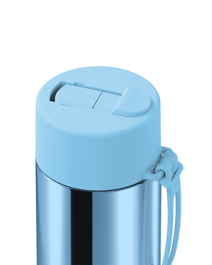 Frank Green Reusable Ceramic Bottle Chrome 595ml (Sky Blue)