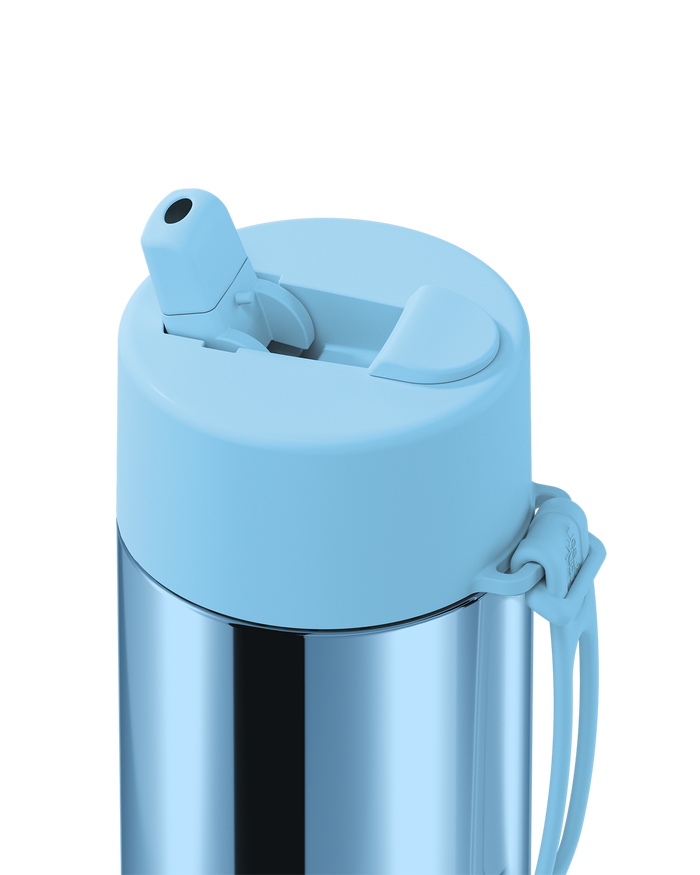 Frank Green Reusable Ceramic Bottle Chrome 595ml (Sky Blue)