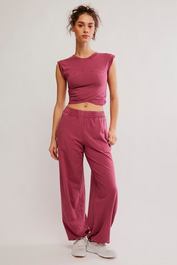 Free People Hot Shot Crossover Set in Brick