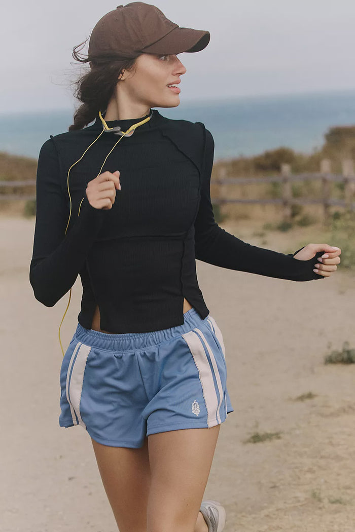 Free People Love Club Long Sleeve in Black