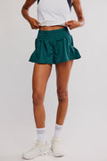 Free People Movement Get Your Flirt On Short in Emerald Green