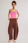 Free People Movement Hot Shot Easy Pant in Cocoa