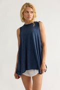 Free People Movement My Time Tunic Tank in Midnight Navy