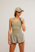 Free People Movement Righteous Runsie in Sage Stone